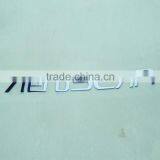 Black Nickel Plated Electroformed Thin Metal Sticker Custom Cheap Metallic Sticker With Self thumbnail-3