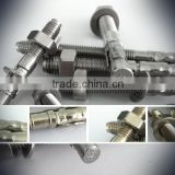 Stainless steel/carbon steel throught bolt with nut ang washer