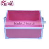 Elegant Pink Decorative Hard Shell Aluminum Frame Beauty Case thumbnail-3
