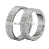 white gold color titanium jewelry his and hers wedding bands promise rings sets for couples