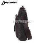 Real Leather Long Strap Men Shoulder Messenger Bag Laptop Bags thumbnail-5