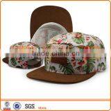 Hip Hop Style Custom 5 Panel Designer Flat Brim Hats