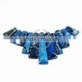 17-38mm Ocean Blue Imperial Jasper Cabochon Beads Chorker Necklace Pendant Cabochon Loose Beads Set 3160002 thumbnail-2