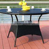 New Style High Quality Old Europe Style Synthetic Rattan Garden Furniture Table Set thumbnail-3