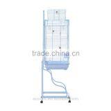 Pawhut 58" White Garden Decor Metal Bird Cage thumbnail-3