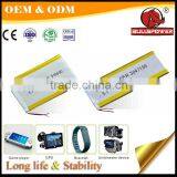 UN38.3 Approved 3.7v 2100mah Battery Rechargeable 3.7V Li-Polymer Battery thumbnail-1