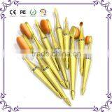 Bling Bling New Design 10 Pieces Oval Multi-purpose Toothbrush Makeup Brush Sets Professional Pink Makeup Oval Brush thumbnail-6