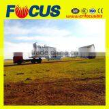 ISO Certified 50~60m3/H Mobile Concrete Batching Plant, Trailer Concrete Plant thumbnail-3