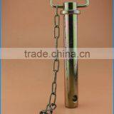 Zinc Yellow Trailer Parts Hitch Pin With Wire Lock Pin thumbnail-2