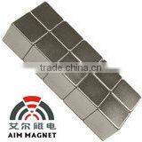 Block 1/2 " x 1/2 " x 1/16"zinc Coated High Intrinsic Coercive Force Neodymium Magnet thumbnail-2