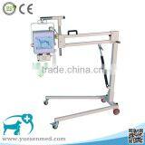 Famous Brand Toshiba Tube 4kw 60mA Mobile Vet Medical x Ray Machine for Sale