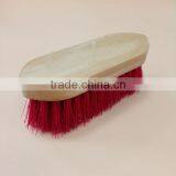 HORSE BRUSH HORSE GROOMING HORSE BRUSH WOODEN PLAIN HORSE BRUSH WITH PP BRISTLES 6-1/2' HORSE BRUSH EQUESTRIAN HORSE GROOMING