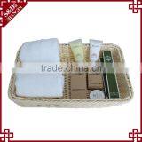 Hot Selling 2017 Plastic Rattan Basket for Hotel Toiletry Storage thumbnail-2