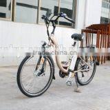 250W Rear Motor,36V10A Lithium Battery,Sinwave Controller,LED Display CE Woman Electric Bike thumbnail-3