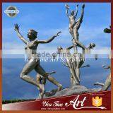 Life Size Outdoor Bronze Nude Sport Statue thumbnail-2