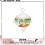 Decorative Hanging Glass Goldfish Bowl YGF1215 thumbnail-1
