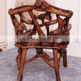 Southeast Asia Style Root Carved Single Seater Chair, Environmental Protective Solid Wood Root Furniture Chair (BF01-X1167) thumbnail-3