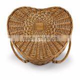 Wholesale Heart Shape Wicker Basket With Handle, Wicker Basket Made in China thumbnail-3