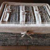 ECO-Friendly Woven Storage Basket, With Cotton Bag thumbnail-1