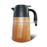 Authentic Natural Bamboo Insulation Pot Cute Design Wooden Mug Popular Wooden Tea Cup thumbnail-1