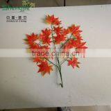 SJ071212 Dry Gold Leaf Decoration/plastic Maple Leaf/golden Maple Leaves Making thumbnail-5