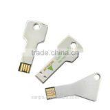 Silver 4GB Metal Key Shaped USB 2.0 Flash Drive, Golden Key Drive Memory 4gb, Mini Metal Traveller Key thumbnail-3