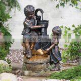 New Design Popular High Quality Outdoor Boy and Girl Fountain (Custimized Service) thumbnail-5