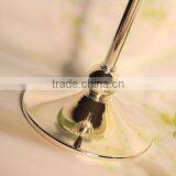 High Quality Candle Lanterns for Weddings Metal Silver Plated Candle Holder With Crystals for Home Decor thumbnail-5