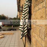 Aluminum Pole Green White Fabric Half Square Sun Umbrella CK1422 thumbnail-5
