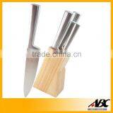 Convenient Stainless Steel 5pcs Knife Block Set thumbnail-6