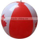 Red/White PVC Beach Ball LS Eplus thumbnail-1