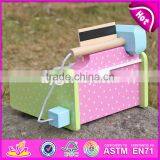 2017 New Design Children Preschool Wooden Toy Credit Card Machine W10A059 thumbnail-5