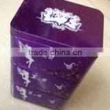 Rectangle Tea Box With Three Layers, Set Tea Can thumbnail-1