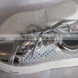 Lady pu Fabric Fashion Injection Shoes With Applique thumbnail-1