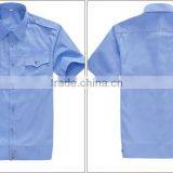 blue shirt Property security guard uniforms for men