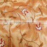 100% Silk Flower Embroidered Throw thumbnail-1