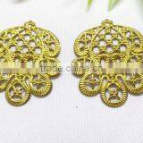 DIY Hollow Out Flower Garment Accessories Brass Flower Jewelry Accessories Metal Flower Jewelry Accessories thumbnail-6