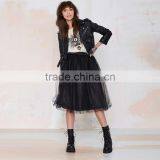 MGOO New Arrival Design Fashion Black Tutu Skirt For Women Voile Bell Ball Gown Skirts 15145B088 thumbnail-6