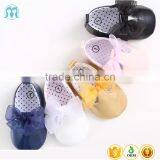 Wholesale Price Lovly Bow Tie Wedding Princess Girls Baby Shoes for 1years Old thumbnail-1