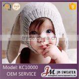 Ins Hot Imitate Animal Knitted Cap Design for Kids Baby Bunny Ears Hats Wholesale thumbnail-1
