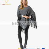 Women Fashion Wool Knitted Poncho Hand Knitted Poncho thumbnail-6