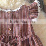 Girls Boho Tassles Cotton Dress Kids Back to School Dress thumbnail-3