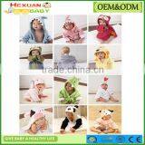 Hooded Animal Bathrobe Cartoon Baby Towel Character 11 thumbnail-1