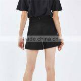 Big Discounts Special Design A-line Tie Waist Black Shorts Womens thumbnail-3