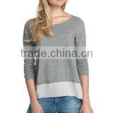 Plain Long Sleeves Casual Wear Tee Shirt Blank thumbnail-1