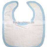 100% Cotton Birdseye Bibs (White & Unbleached)