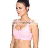 Hot Sale New Bra Design Dry Fit Blank Plain Running Sports Athletic Bras thumbnail-3