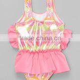 New Fashion Girl Beachwear With Pink Fish Skirted One-Piece Girl Swimsuit Girls Wear G-NP-S905-336 thumbnail-2