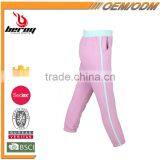 100% Polyester Breathable Girls Summer Sweat Pants for Wholesale thumbnail-2