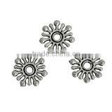 Zinc Based Alloy Spacer Beads Christmas Snowflake Antique Silver thumbnail-3